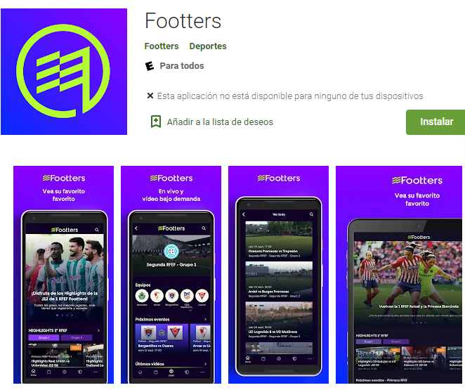 Aplicaciones para ver futbol gratis en el móvil 
